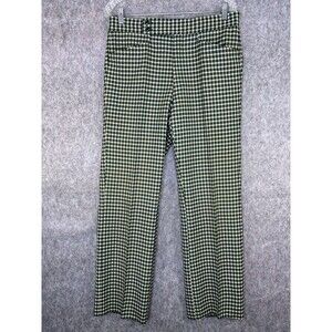 VTG Jack Nicklaus Men's Pants Green Gingham Size 32x29.5 Polyester Golf Disco